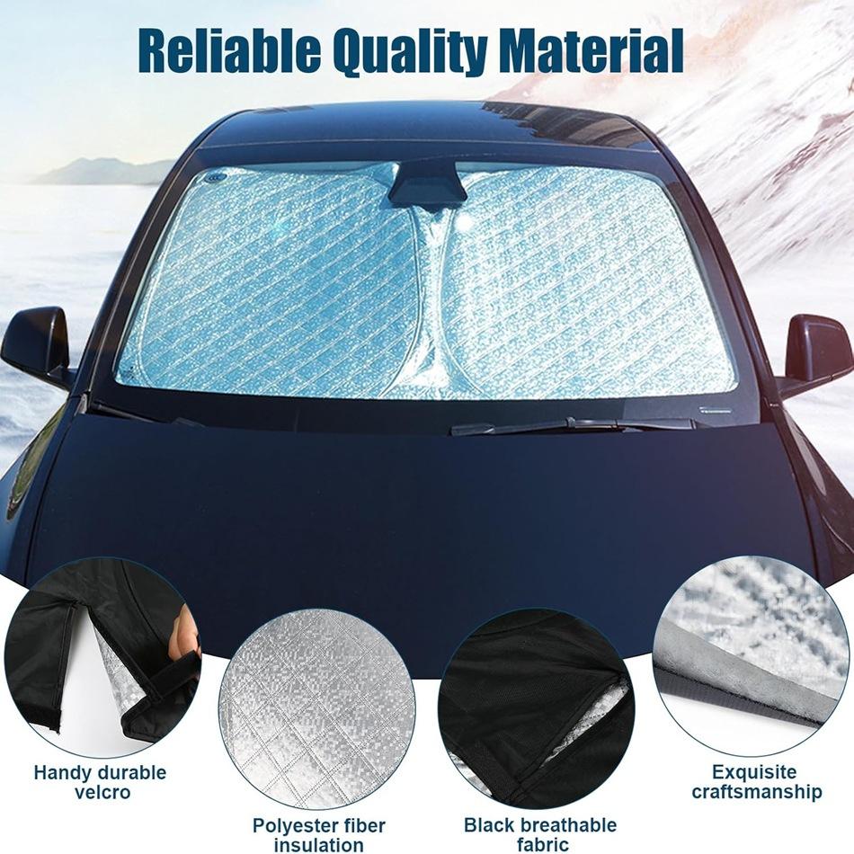 Pare-soleil Isolant Magnétique pour Pare-brise – Protection Totale Été/Hiver