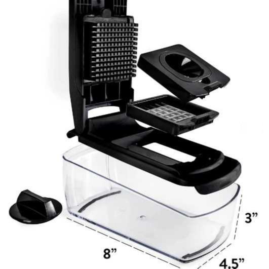 Coupe-Légumes Multifonction 12 en 1 – Hachoir, Mandoline & Râpe | Lames Acier Inoxydable