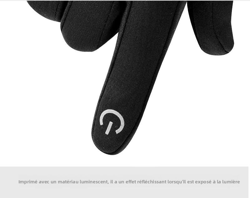 Gants Hiver Tactiles Unisexe   Chauds Polaires, Antivent & Imperméables pour Cyclisme, Ski  Moto & Sports Extérieurs