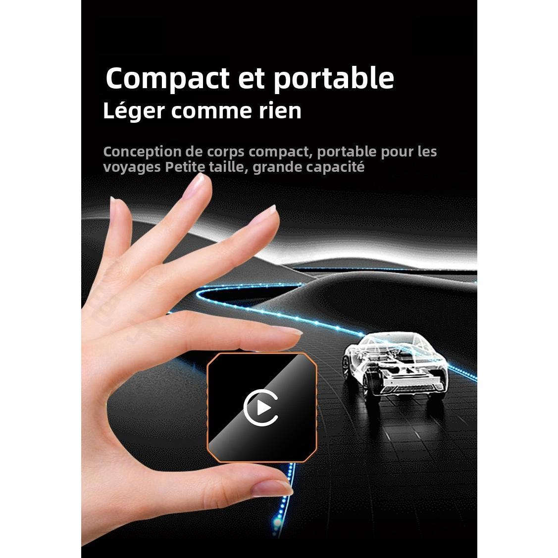 CarPlay Sans Fil 2-en-1 - Module Intelligent Auto - Compatible Apple CarPlay & Android Auto - Plug & Play