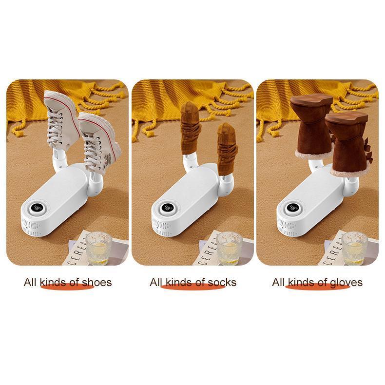 Sèche-chaussures intelligent à température constante – Désodorisant UV, séchage rapide avec minuterie