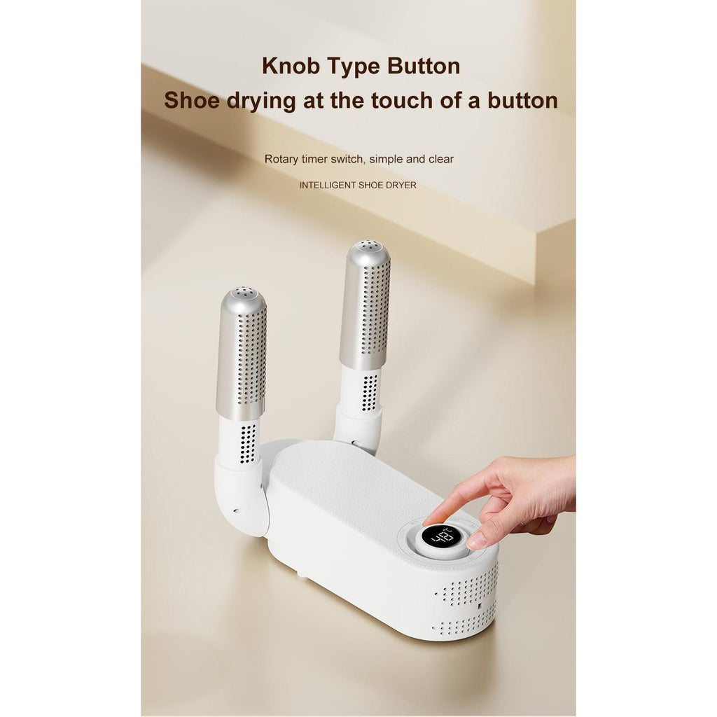 Sèche-chaussures intelligent à température constante – Désodorisant UV, séchage rapide avec minuterie