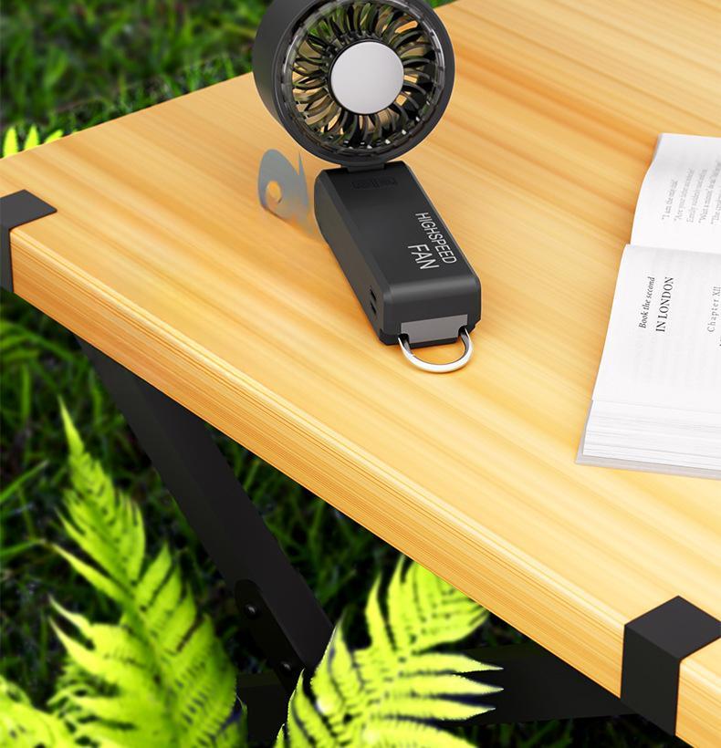 Cross-border new products, high-speed folding, handheld small fan, semiconductor ice compress refrigeration, portable household electric fan, high wind