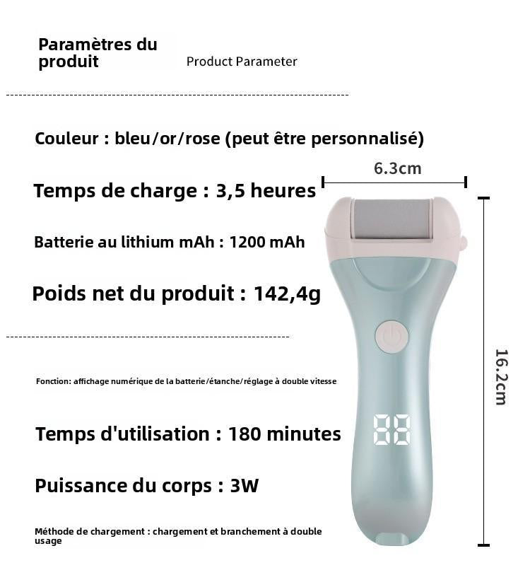Brosse Électrique Pour Les Pieds Automatique Pour Éliminer Les Peaux Mortes Pour Hommes Et Femmes