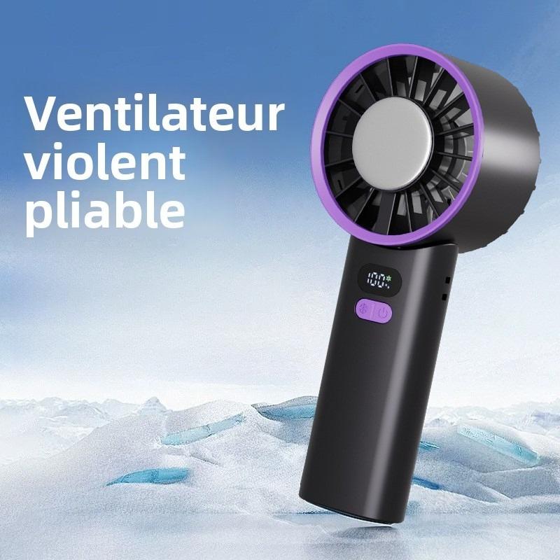 Ventilateur de Bureau Pliable 2025 | Refroidissement Silencieux & Réglage 100 Niveaux