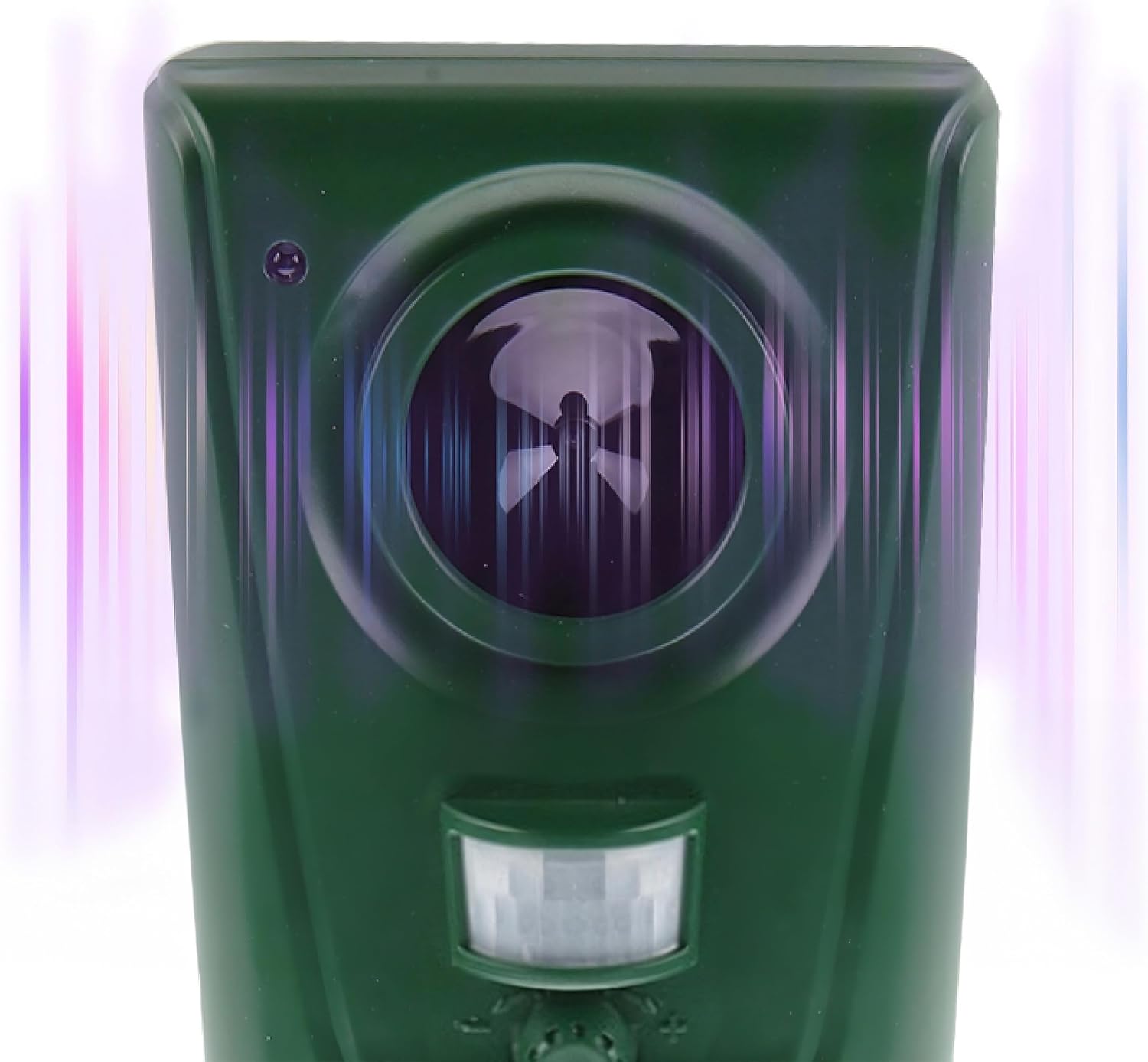 Répulsif à Ultrasons à Piles Répulsif Chats Répulsif Animaux Répulsif Ultrasonique Répulsif à Ultrasons Multi-Fréquence 16-60KHz IPX4