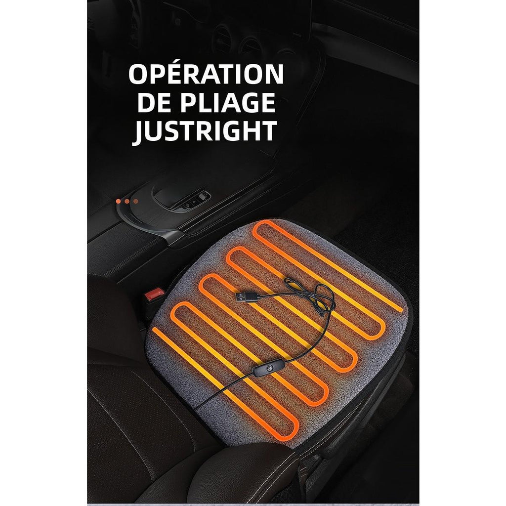 Coussin Chauffant Portable – Siège Auto et Bureau – Confort Hiver