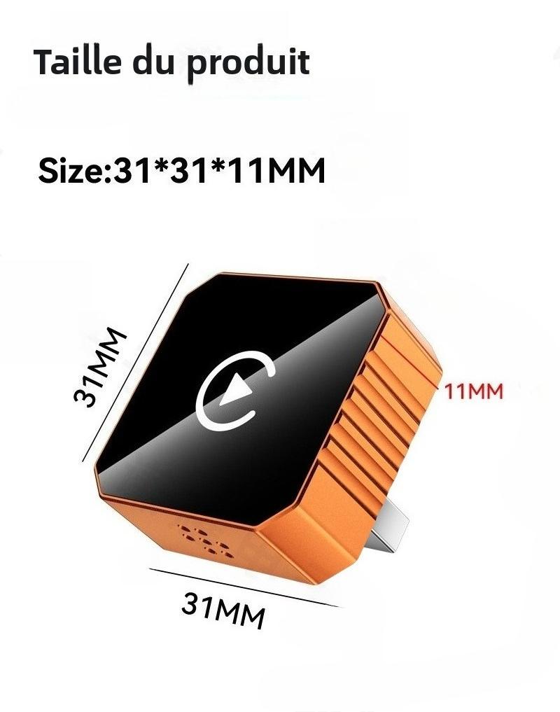 CarPlay Sans Fil 2-en-1 - Module Intelligent Auto - Compatible Apple CarPlay & Android Auto - Plug & Play