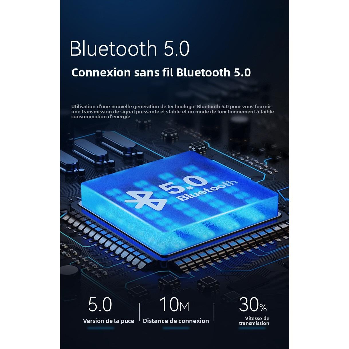 CarPlay Sans Fil 2-en-1 - Module Intelligent Auto - Compatible Apple CarPlay & Android Auto - Plug & Play