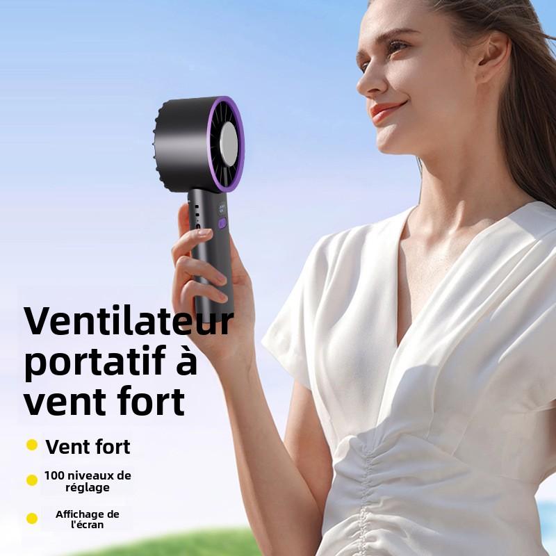 Ventilateur de Bureau Pliable 2025 | Refroidissement Silencieux & Réglage 100 Niveaux