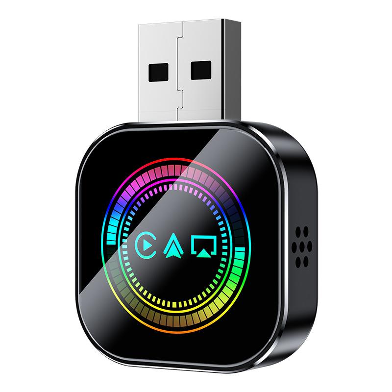 Boîtier CarPlay Sans Fil 3-en-1- Compatible Apple CarPlay, Android Auto & AirPlay - Module Intelligent d’Interconnexion Automobile - Plug & Play