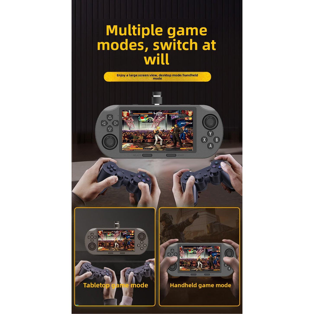 SF3000 Console de Jeux Rétro, Console Portable avec 20 000+ Jeux Rétro Préinstallés et 14+ Émulateurs, avec 2 Manettes sans Fil, Écran IPS HD 4,5 Pouces, 854 x 480, Double Joystick 3D 64G)