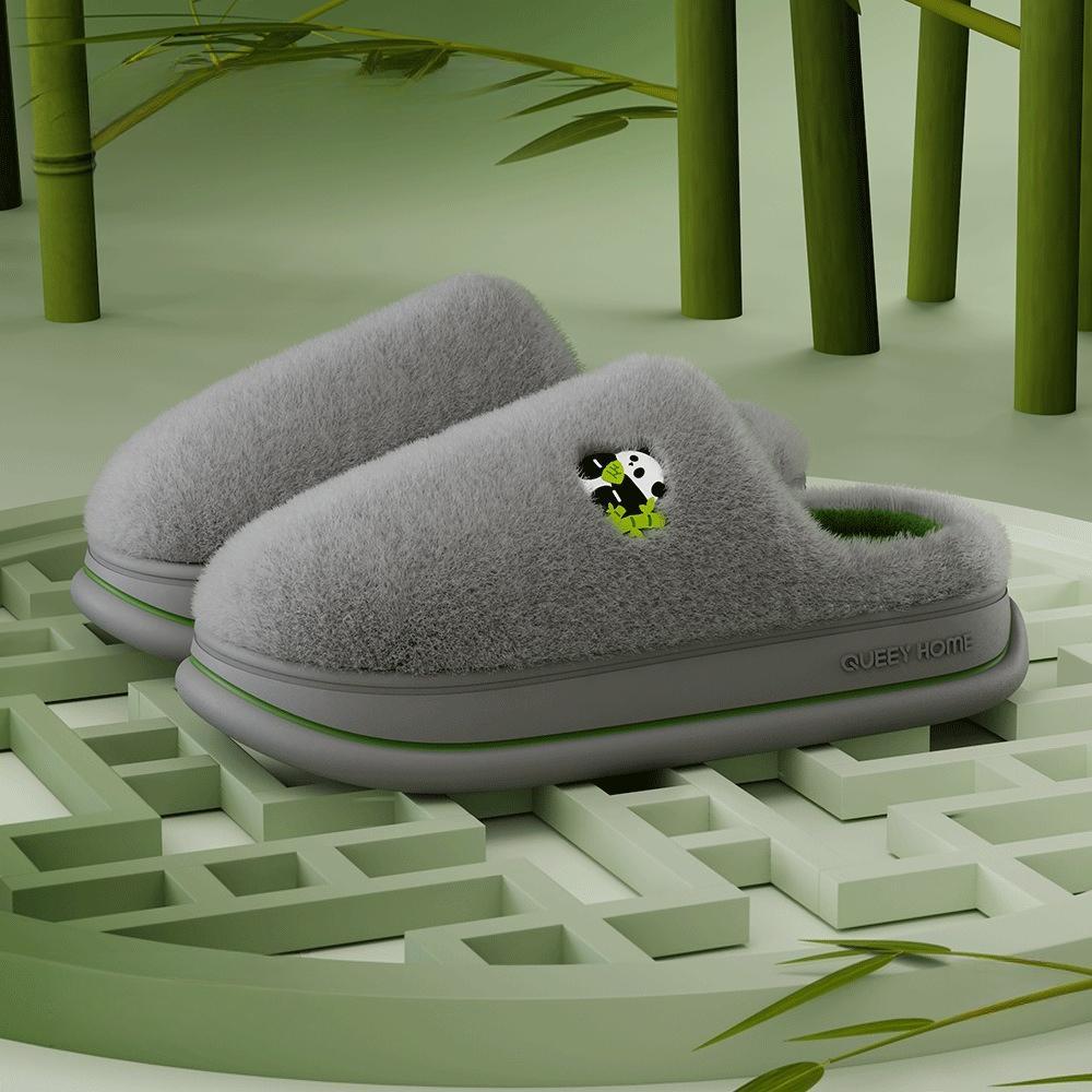 Chaussons Femme Nouveauté Automne-Hiver – Chauds en Peluche Douce, Antidérapants, Confortables pour la Maison