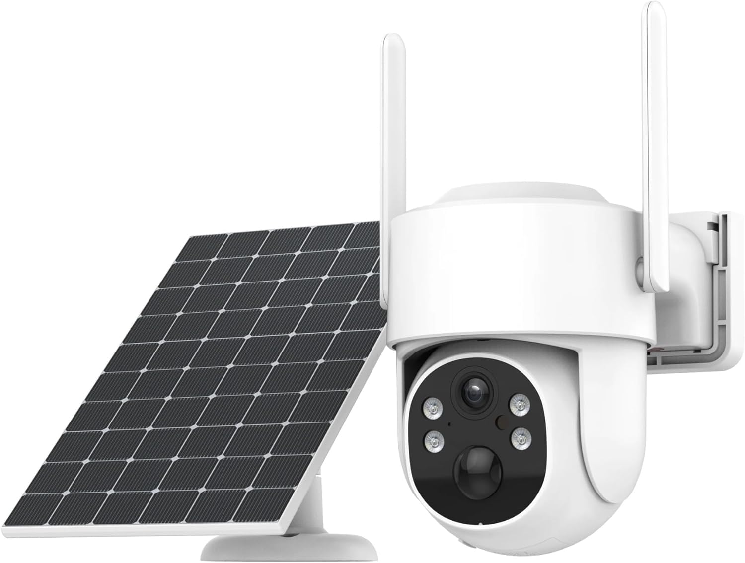 Caméra de sécurité extérieure Caméra de Surveillance 4MP, Zom numérique 4x, détection humaine PIR, Audio, , accès à distance, détection AI extérieure étanche pour la sécurité intérieure de