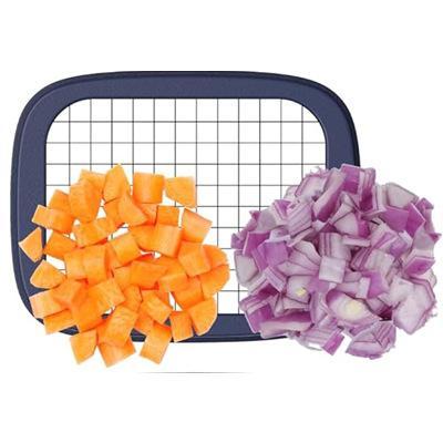 Coupe-frites multifonction, idéal pour préparer des frites maison, également adapté pour couper les légumes, tomates et pommes.