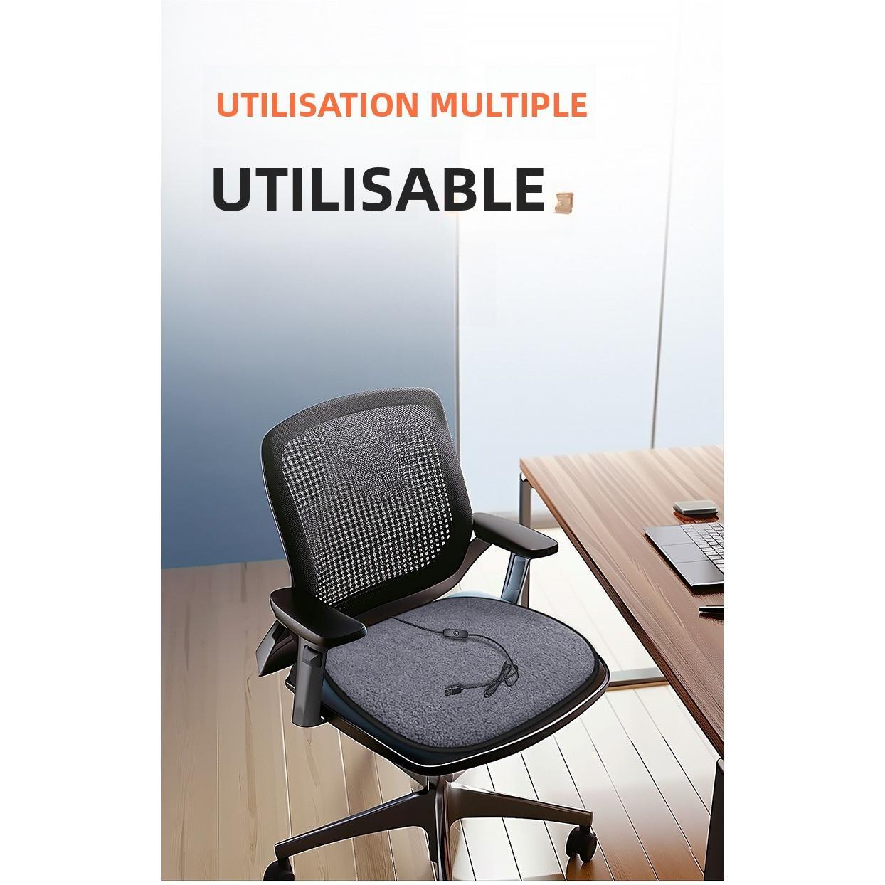 Coussin Chauffant Portable – Siège Auto et Bureau – Confort Hiver