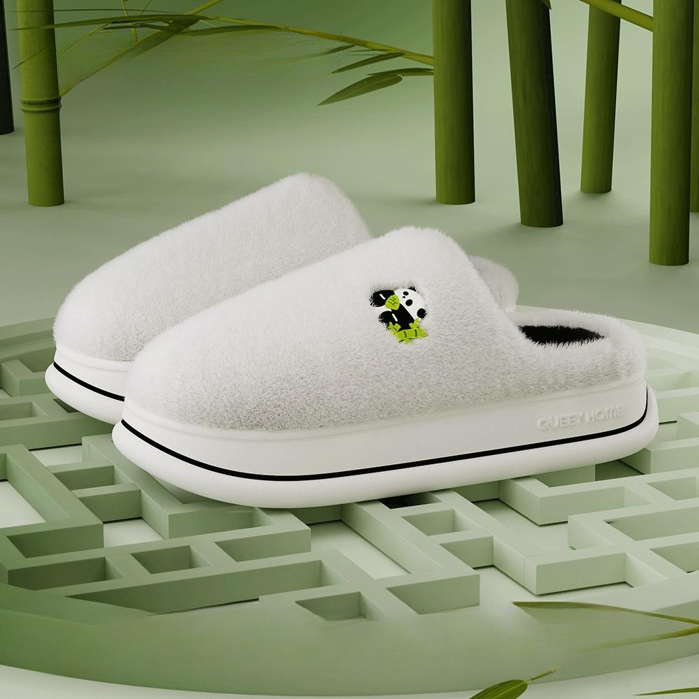 Chaussons Femme Nouveauté Automne-Hiver – Chauds en Peluche Douce, Antidérapants, Confortables pour la Maison