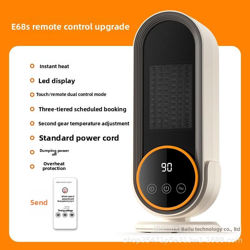 Mini Chauffage de Table 1200W – Radiateur Électrique en Céramique PTC, Chauffage d’Appoint Portable pour Maison & Bureau