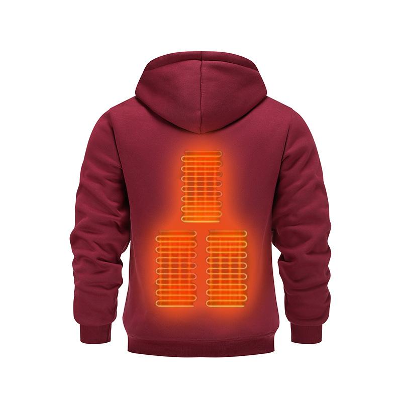 Sweat Chauffant Électrique USB – 3 Niveaux de Chaleur, Rechargeable & Unisexe