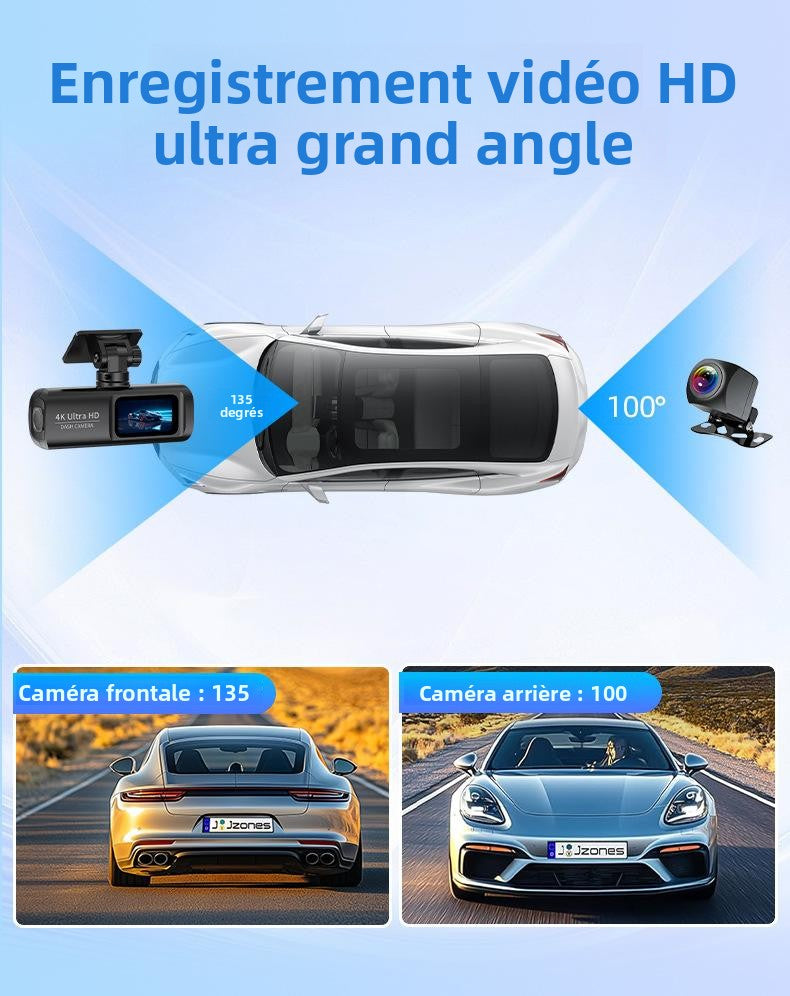 Caméra de Voiture 4K Ultra HD